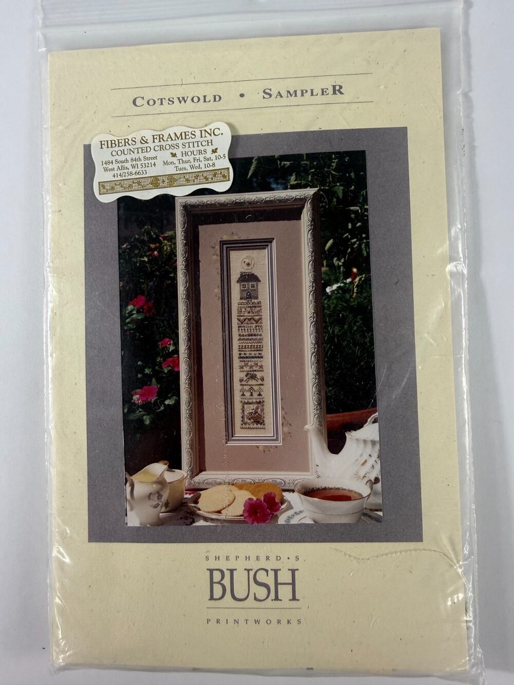 Shepherd's Bush Printworks "Cotswold Sampler" Counted Cross Stitch Kit